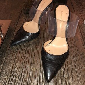 PERFECT Gianvito Rossi Python PVC i Size 8.5